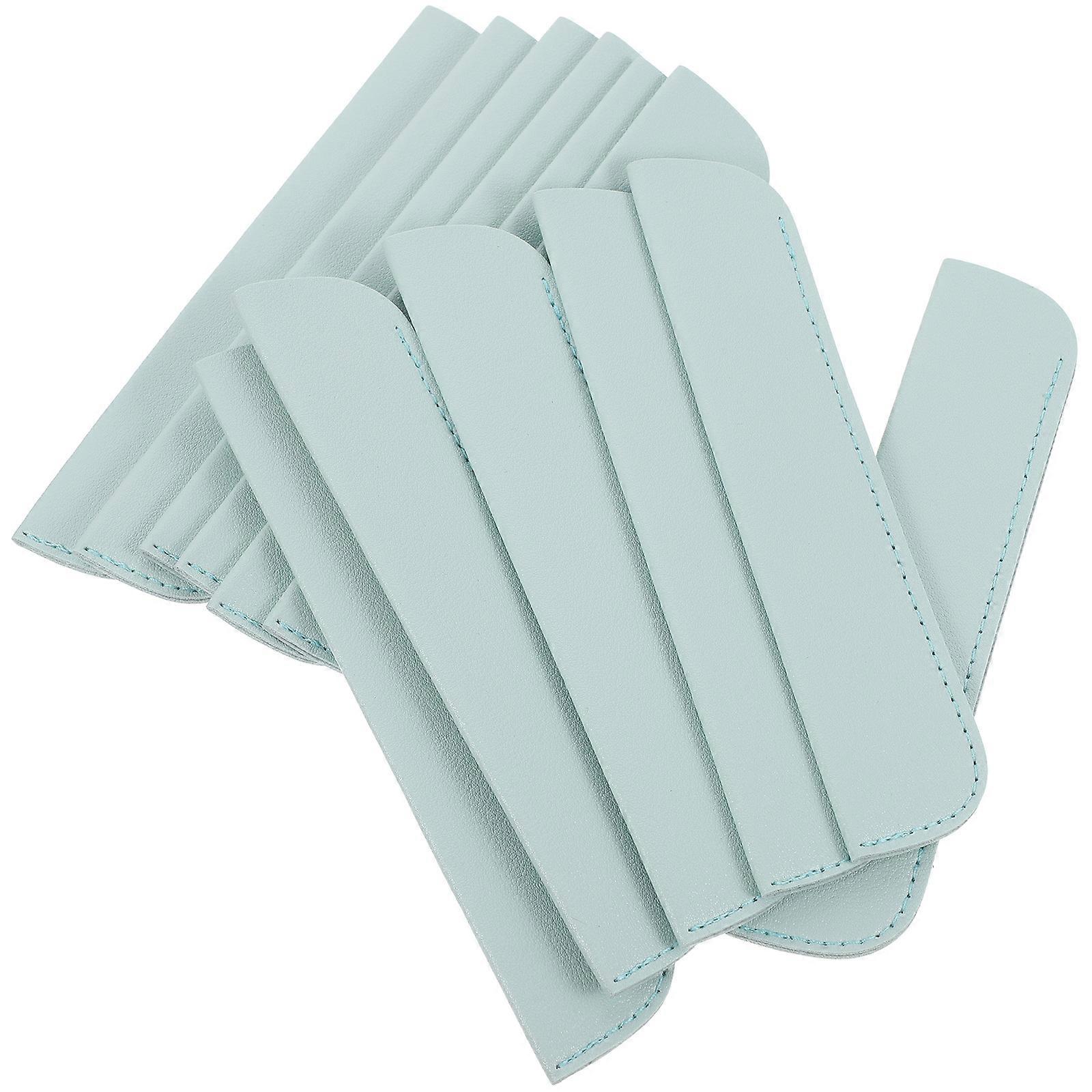 Pen Sleeve Ballpoint Pen Case for Storage Use 60Pcs Sky Blue