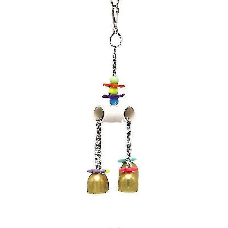 Safe Non Toxic Bird Toys Small and Medium Sized Parrot Toys Bell Nibbling Sound Crisp and Sweet