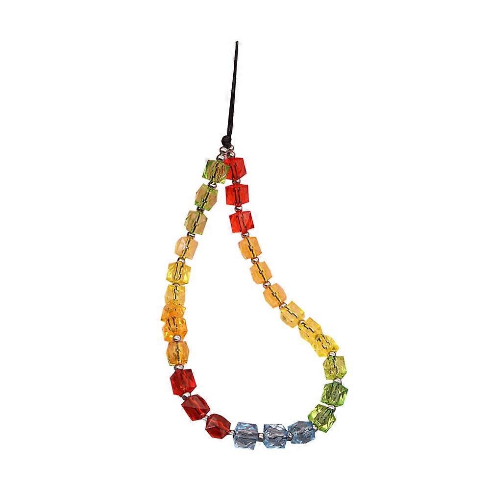 Mobile Phone Lanyard Crystal Phone Strap Easy Carrying Lightweight Design 2Pcs