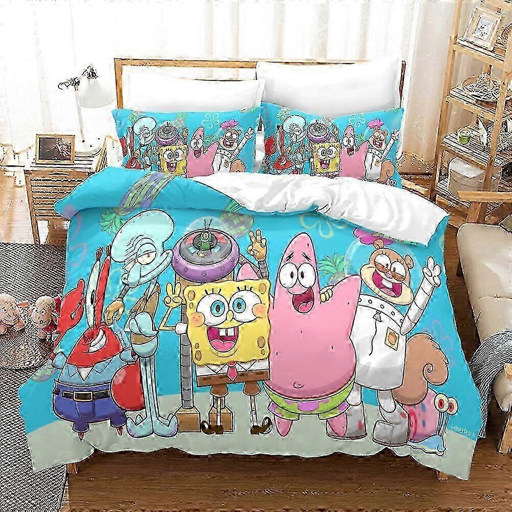 3D Anime Collection Basketball-themed Bedding Set with Brushed Fabric Three-Piece Complete 2025