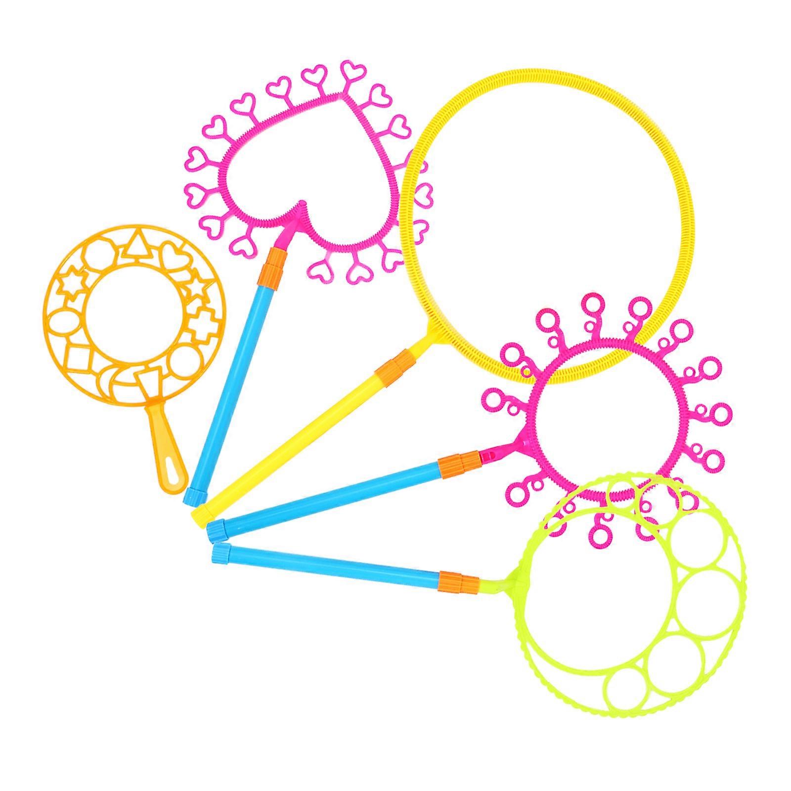Outdoor Colorful Bubble Wands Bubble Wand Set for Kids 15Pcs Play Set