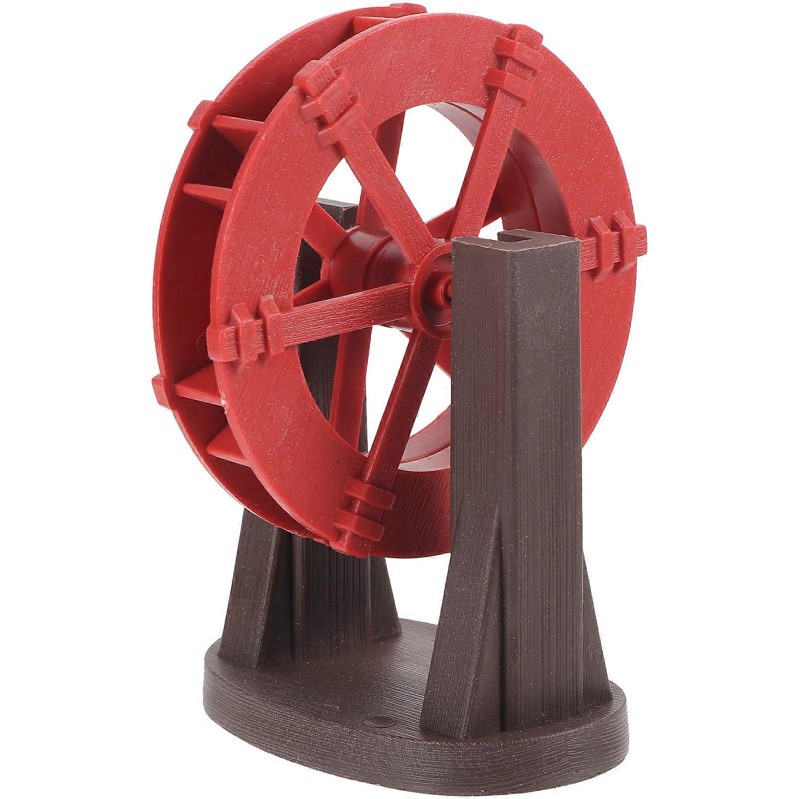 Artificial Rockery Water Wheel Fountain Accessory For DIY Decoration In Home Office Setting With 15X9.2Cm Size For Lasting Use 3Pcs