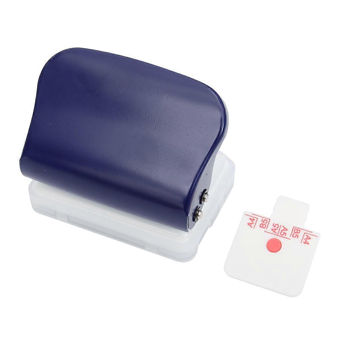 26 Holes Stationery Puncher 1Pack Portable Tool For DIY Projects Blue 11.8X5.6CM Hole Punching