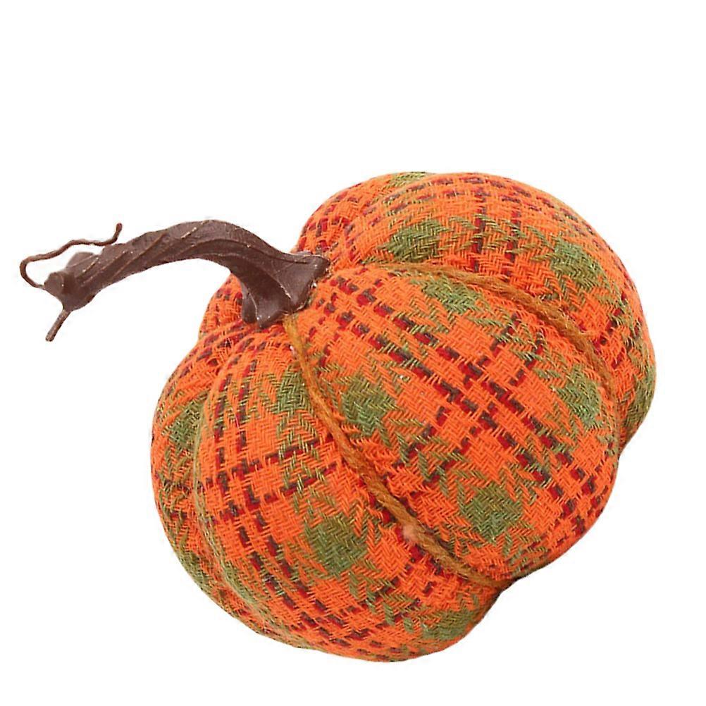 Lifelike Pumpkin 2Pcs Multi Color Realistic Shape Thanksgiving Party Decor for Home