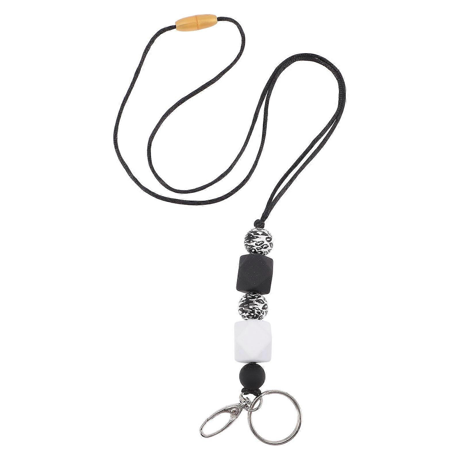 Id Badge Holder 2Pcs Chain Lanyard For Parties Workplace Suitable For Women Nurses Doctors Assorted Color Scan Assistance