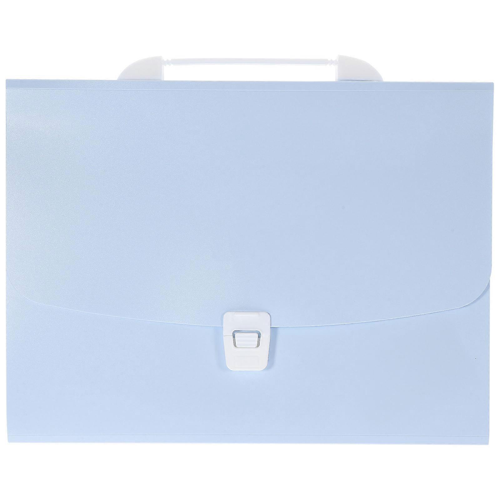 Expanding File Folder Plastic Accordion File Organizer for Storage 3Pcs Purple
