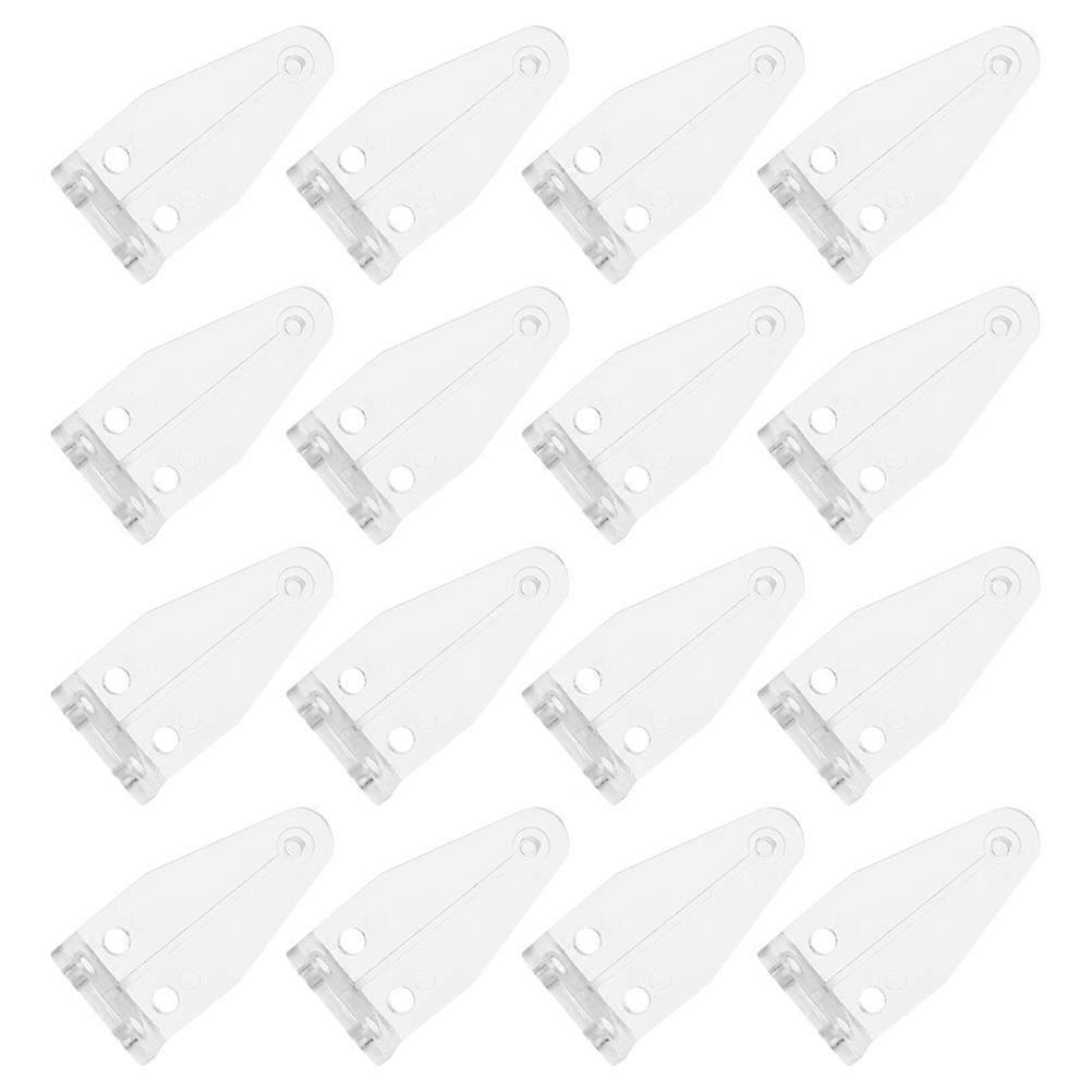 Horizontal Blind Brackets Clear Plastic Hold Down Clips Replacement 32Pairs