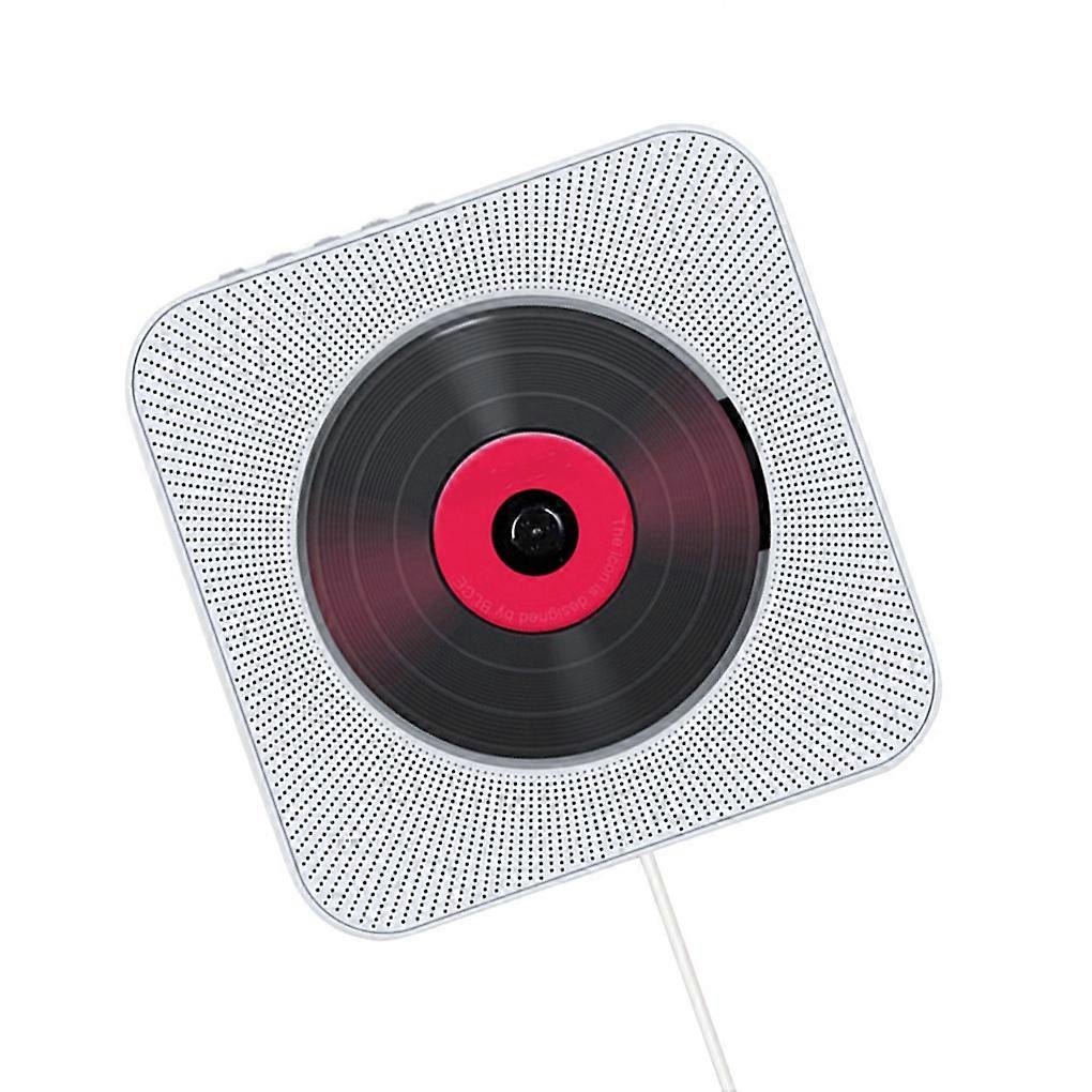 Wall Mounted CD Player Bluetooth Portable Home Audio Boombox with Remote