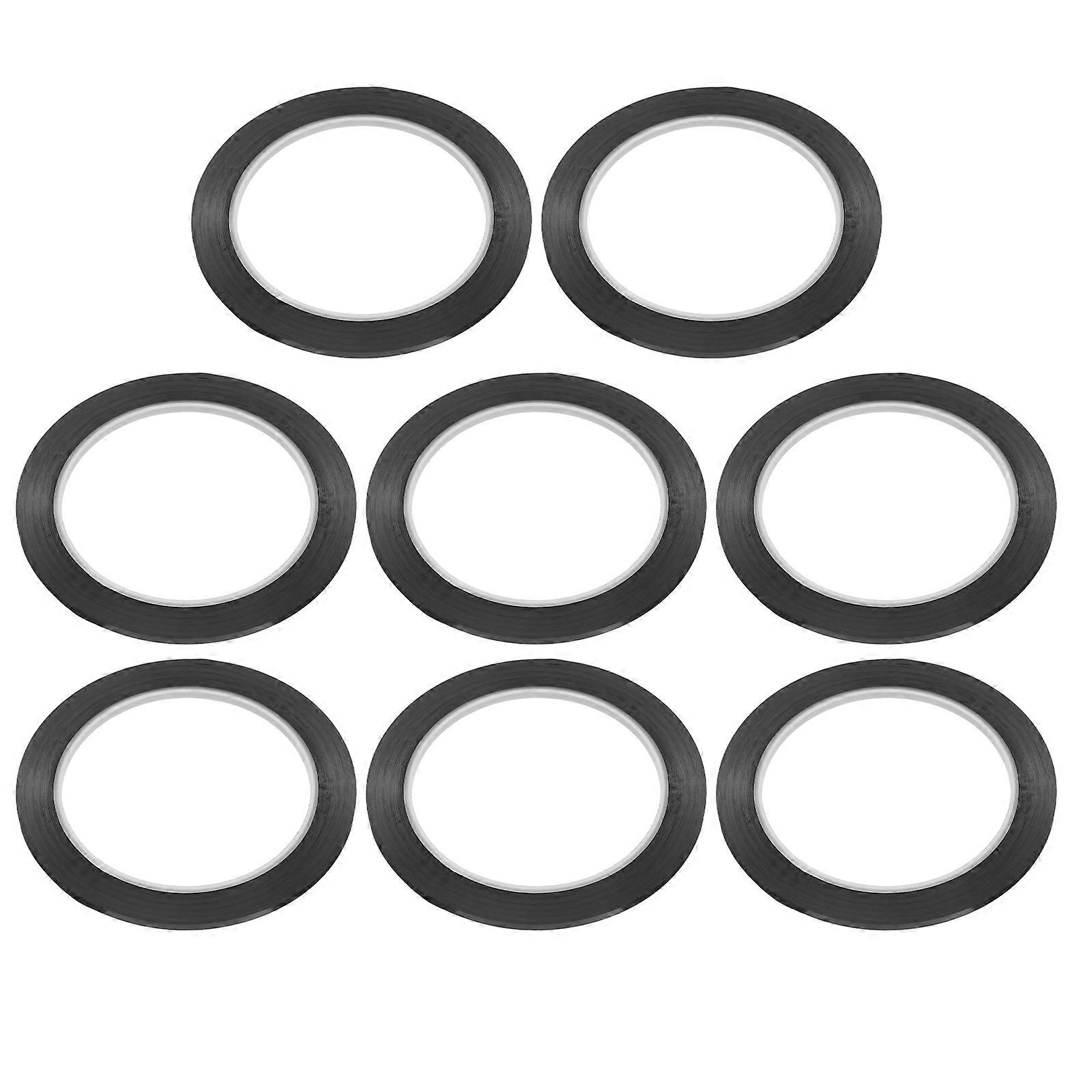 Black Grid Marking Tape for Art Use 24Pcs Border Adhesive Self Tape