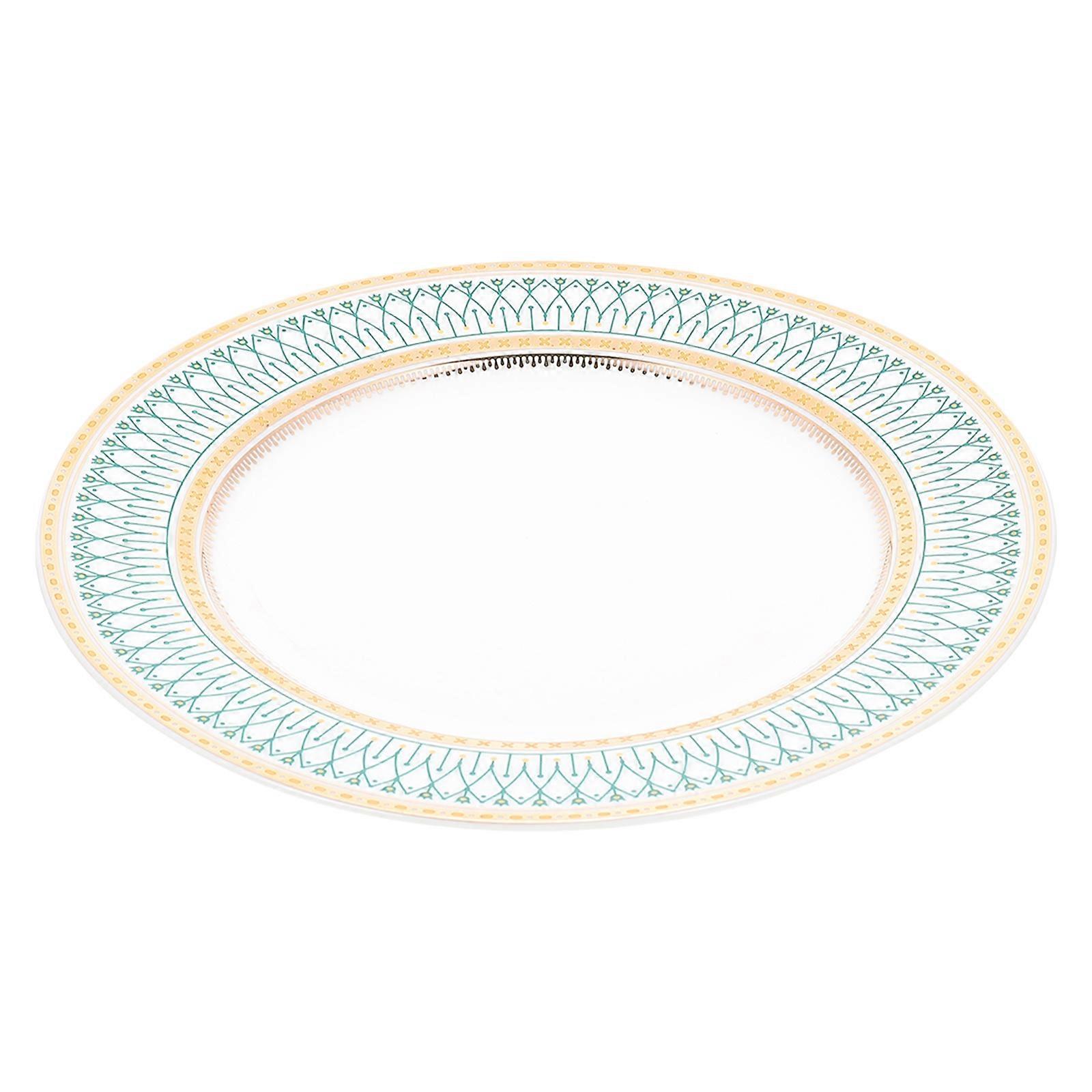 צלחת קינוחים בסגנון אירופאי צלחת הגשה קרמית לשימוש ביתי