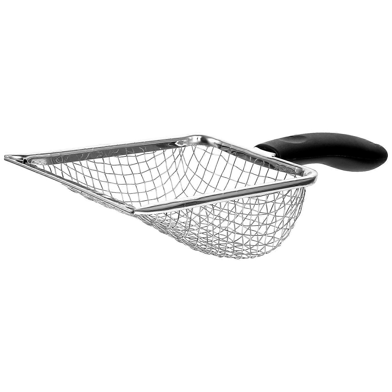 Metal Litter Scoop Fine Mesh Small Holes Reptile Feces Cleanup Color For Pet Owners 1 Set
