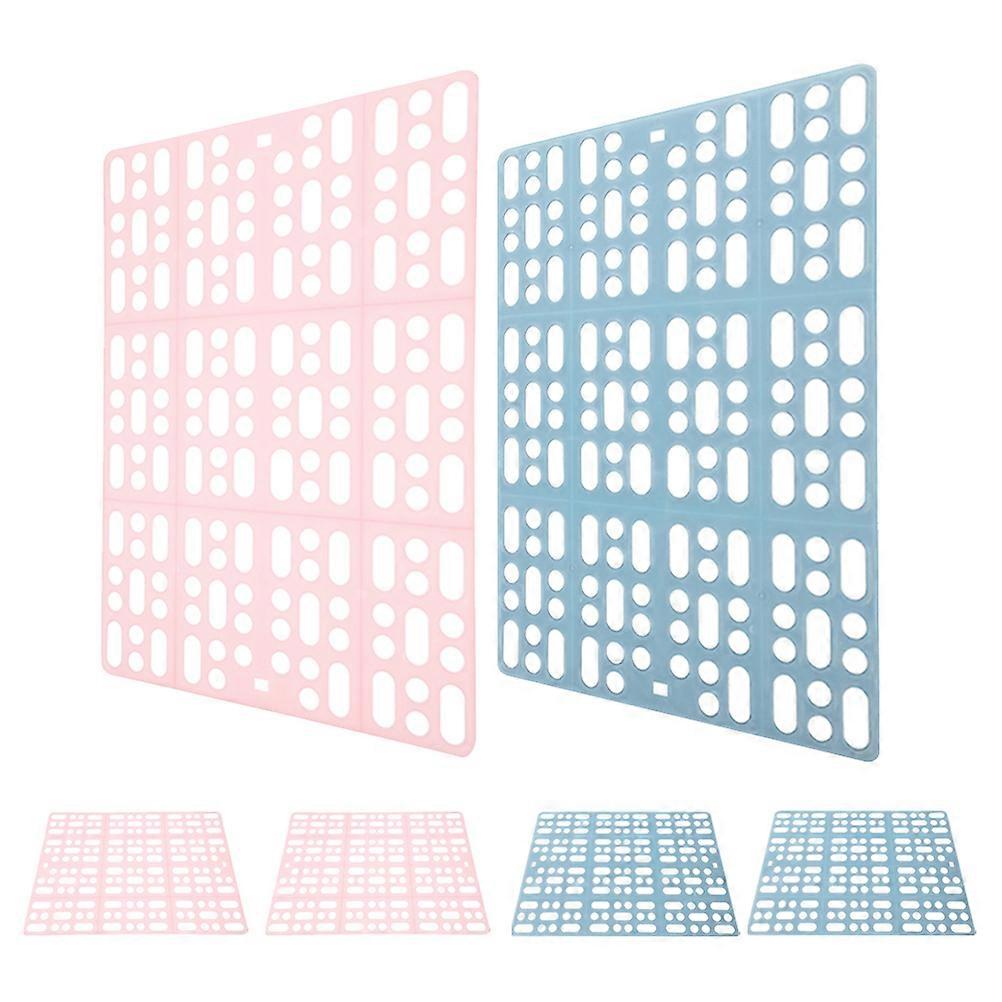 Durable ABS Bunny Mat 12-Pcs Versatile Function Indoor Use Foot Resting Cushion For Hamster Rat Chinchilla Guinea Pig Cats Dogs