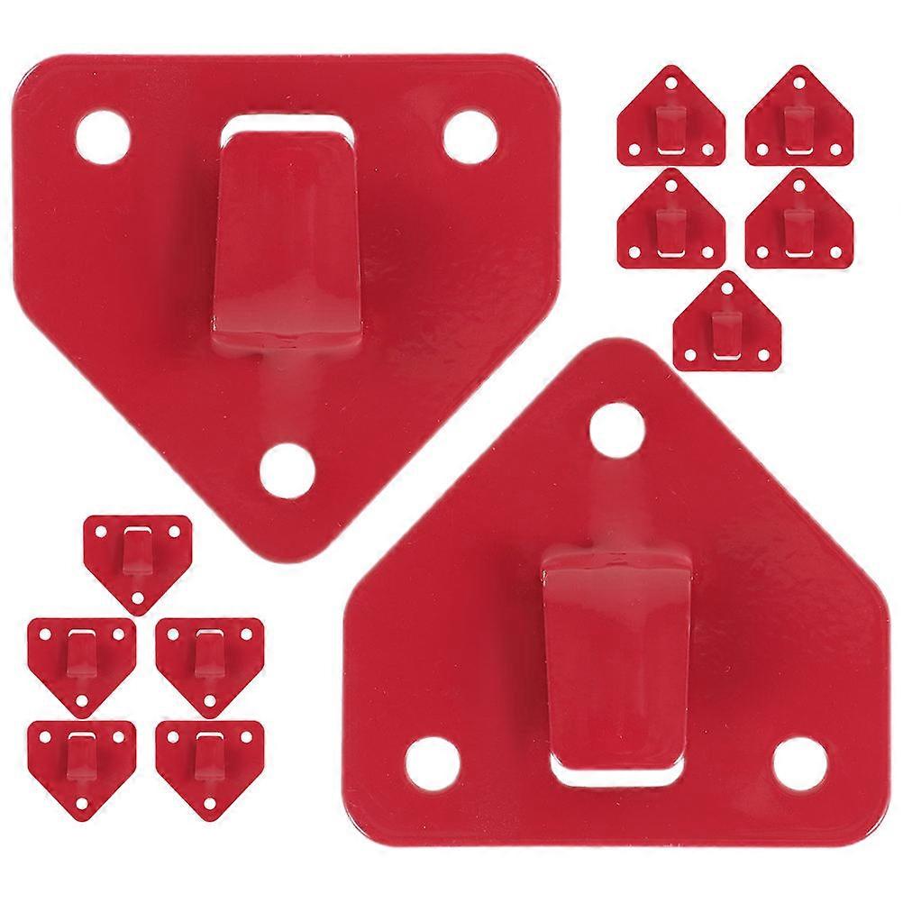 Wall Mounted Fire Extinguisher Hook 48 Pcs Iron Storage Solution for Fire Safety Emergency Usage