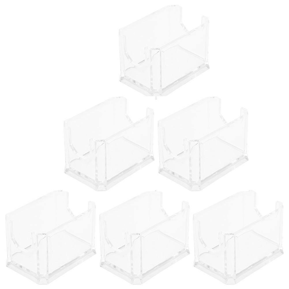 Acrylic Tea Bag Organizer Small Condiments Packet Holder for Storage 30Pcs