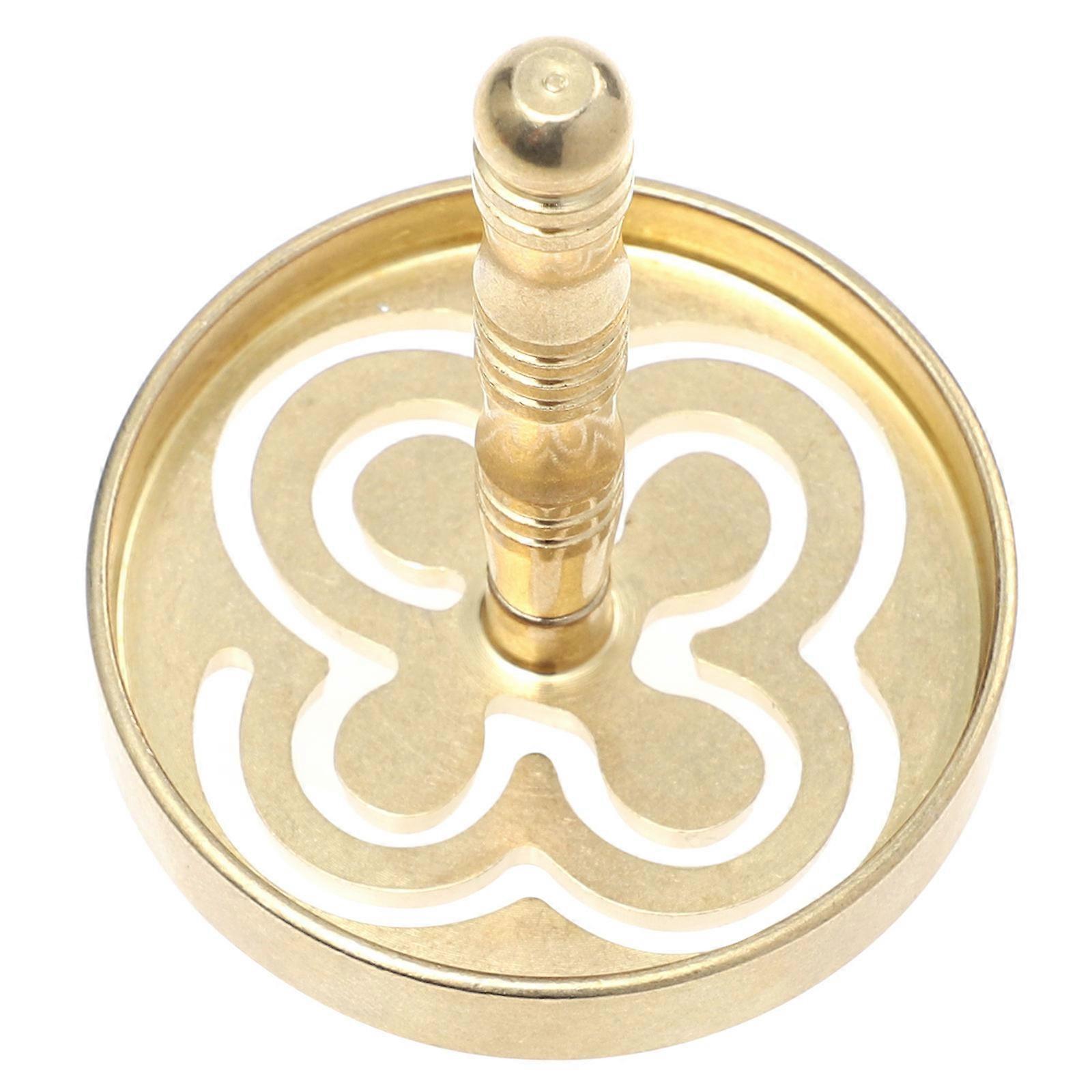 Incense Ash Presser Copper Incense Ash Pressing Tool with 3Pcs for Home Use