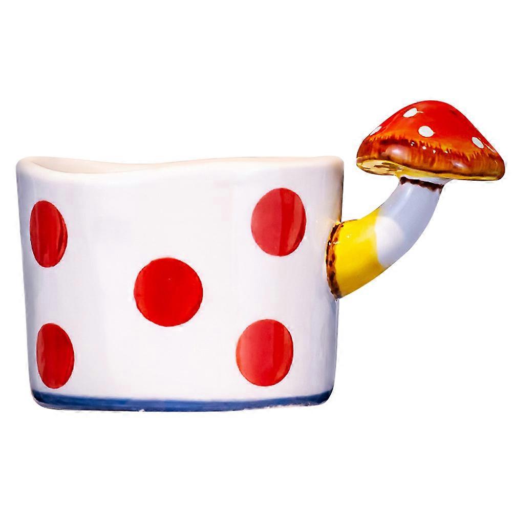 Assorted Color Mushroom Shaped Coffee Cup 2Pcs Ideal For Home Office And Restaurant Drink Container
