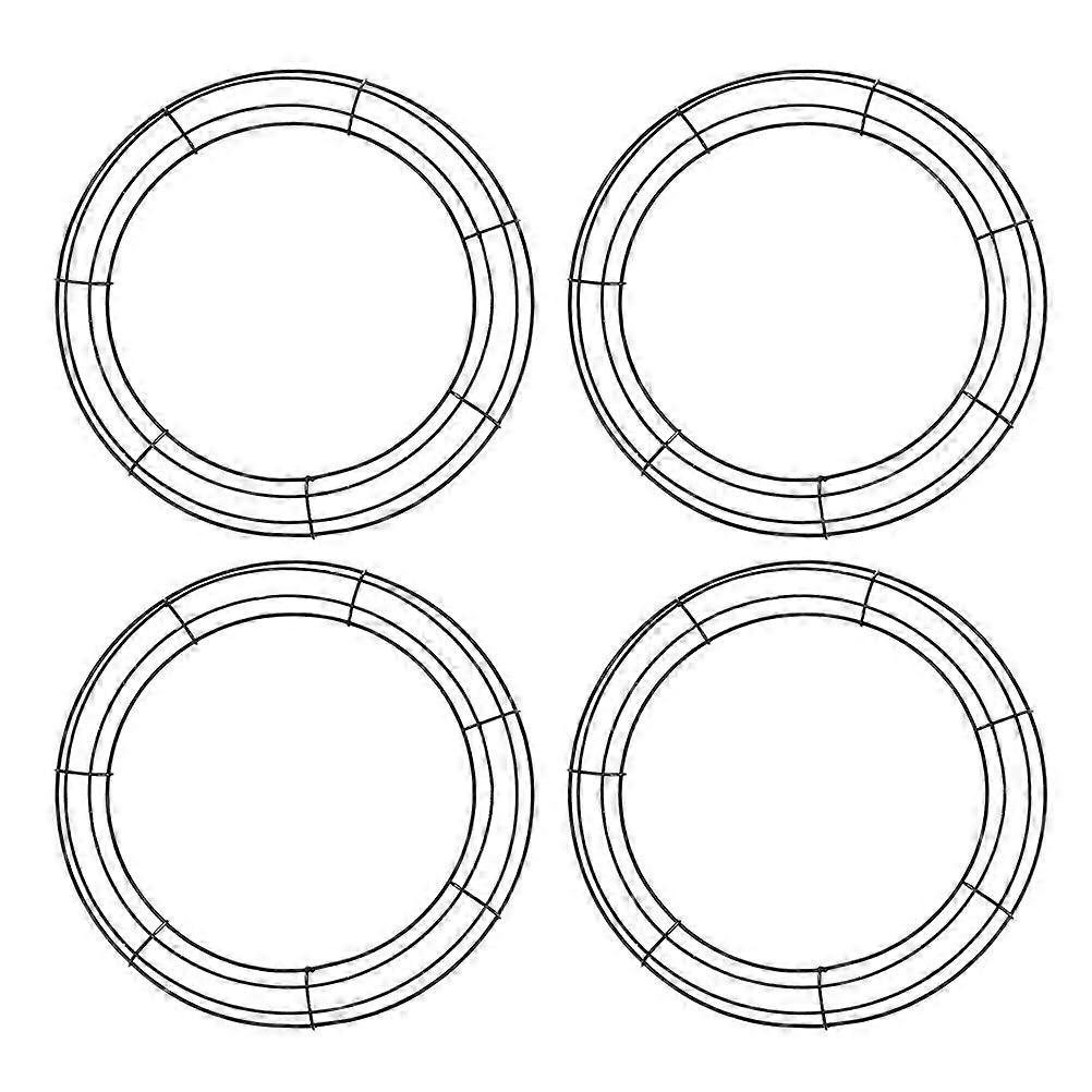 Decorative Flower Wreath Hoops Iron Frame for DIY 12Pcs