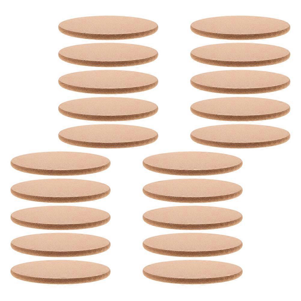 Round Cork Coasters Cork Coasters for Kitchen Cup Protection 60Pcs