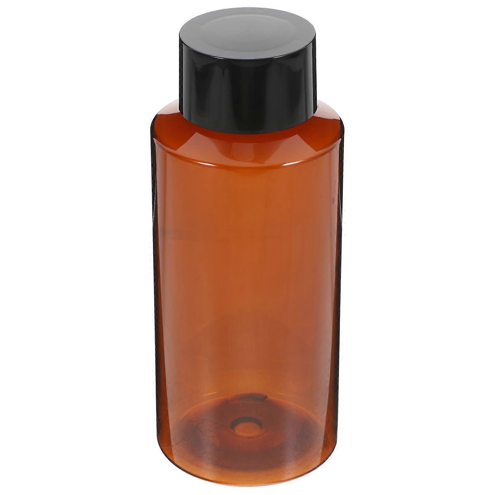 Travel Toiletry Bottles Set For Daily Use Makeup Lotion Shower Gel And Toner Brown PP Material
