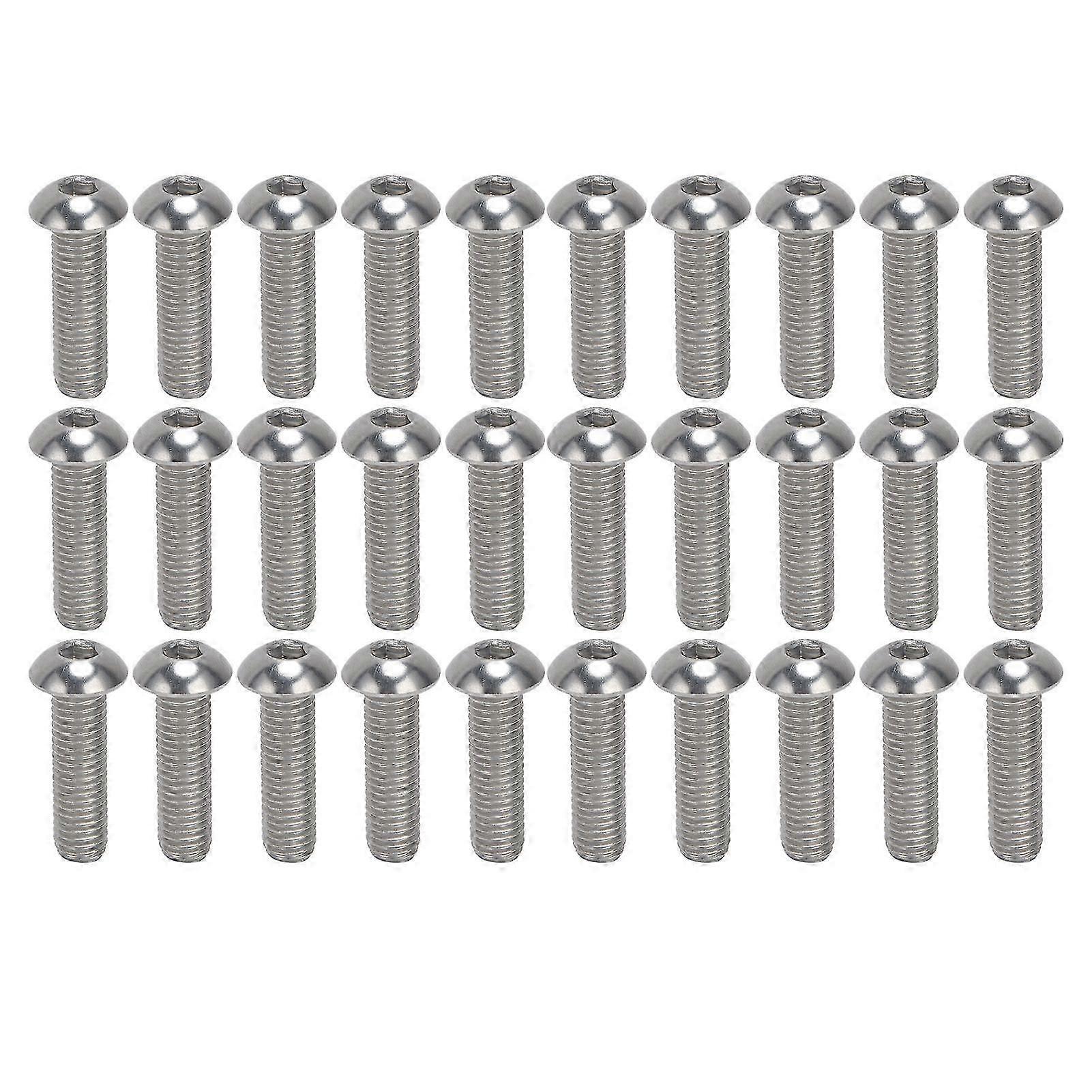 High quality  Button head hexagon socket M10*1.5 coarse thread round cup screw