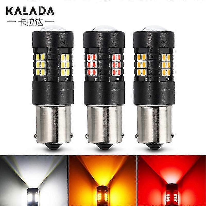 1pcs Canbus 1156 Car Light Ba15s Py21w 1157 Bay15d T20 T440 7443 Led Front Rear Bulb Turn Signal Drl Reverse Lamp 12v 24v White