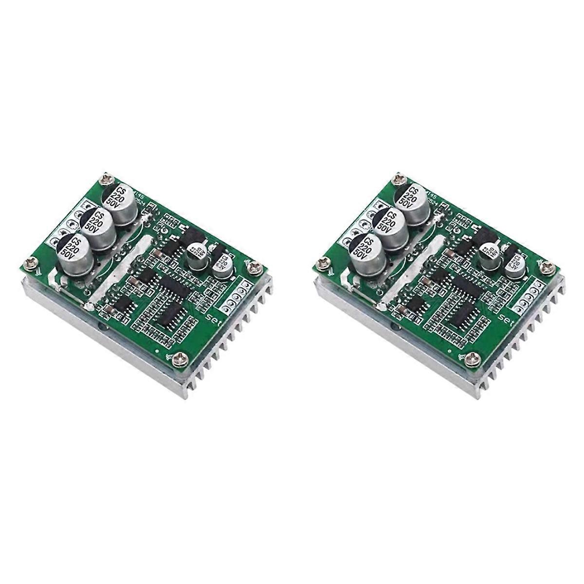 2X 500W 15A DC12-36V Brushless Hall Free Motor Driver Board High Power Motor Foward Reverse Speed Co