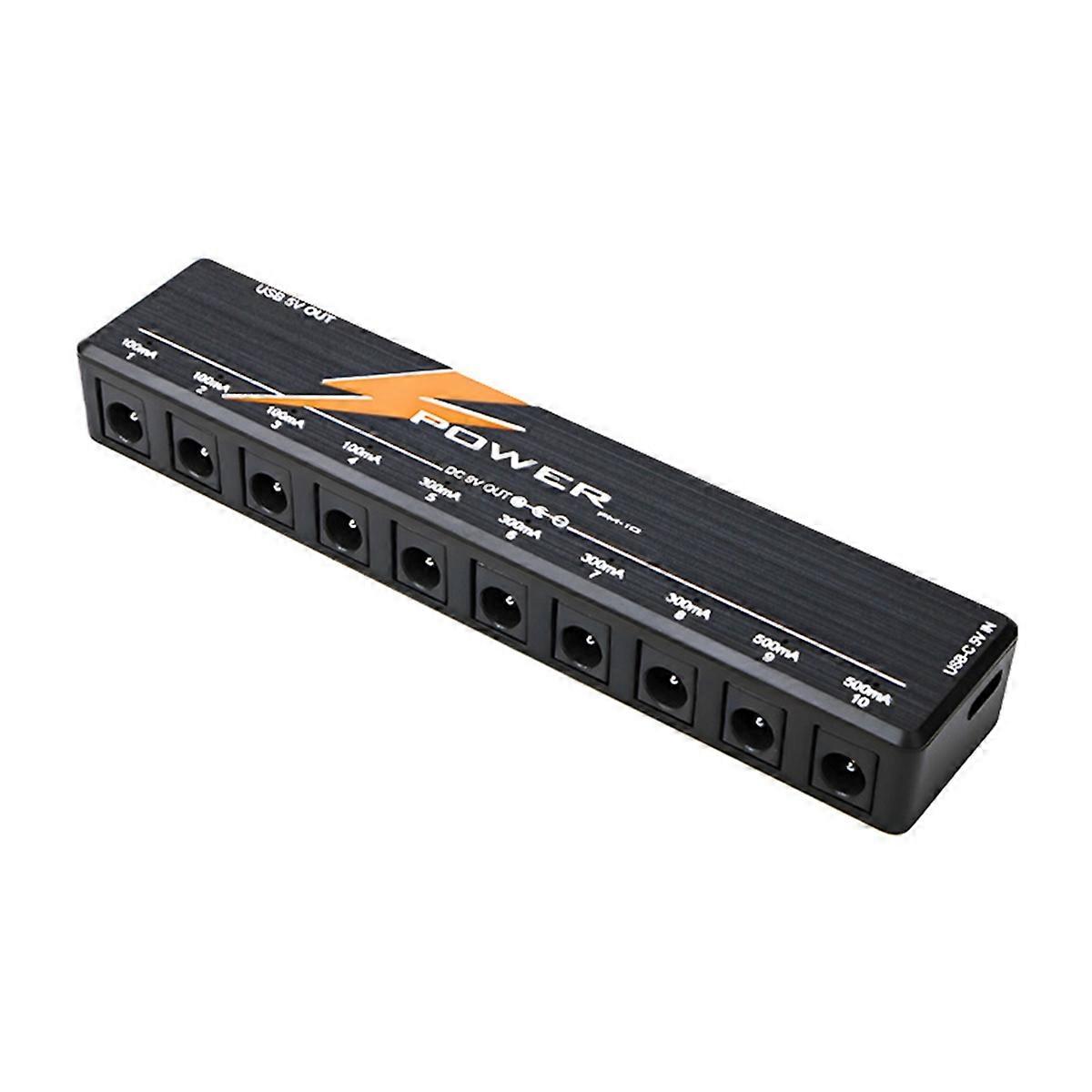 Guitar Effects Power Supply Multi-Channel Power Supply Black