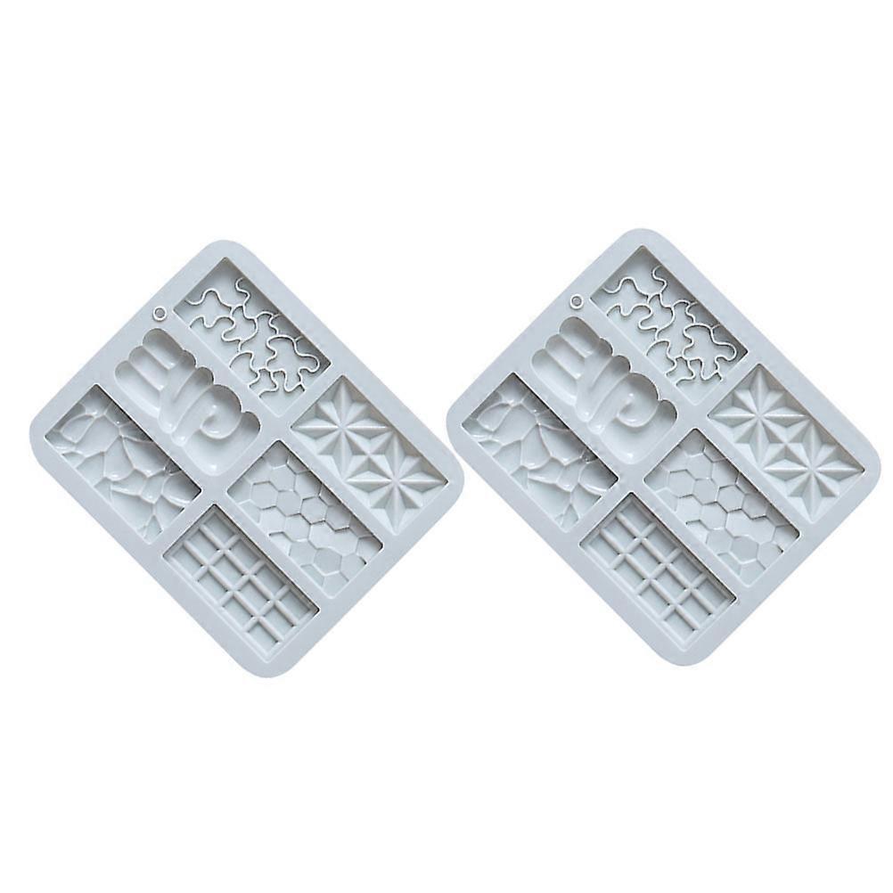 2Pcs Silicone Chocolate Molds Cake Baking Molds for Home Kitchen Use