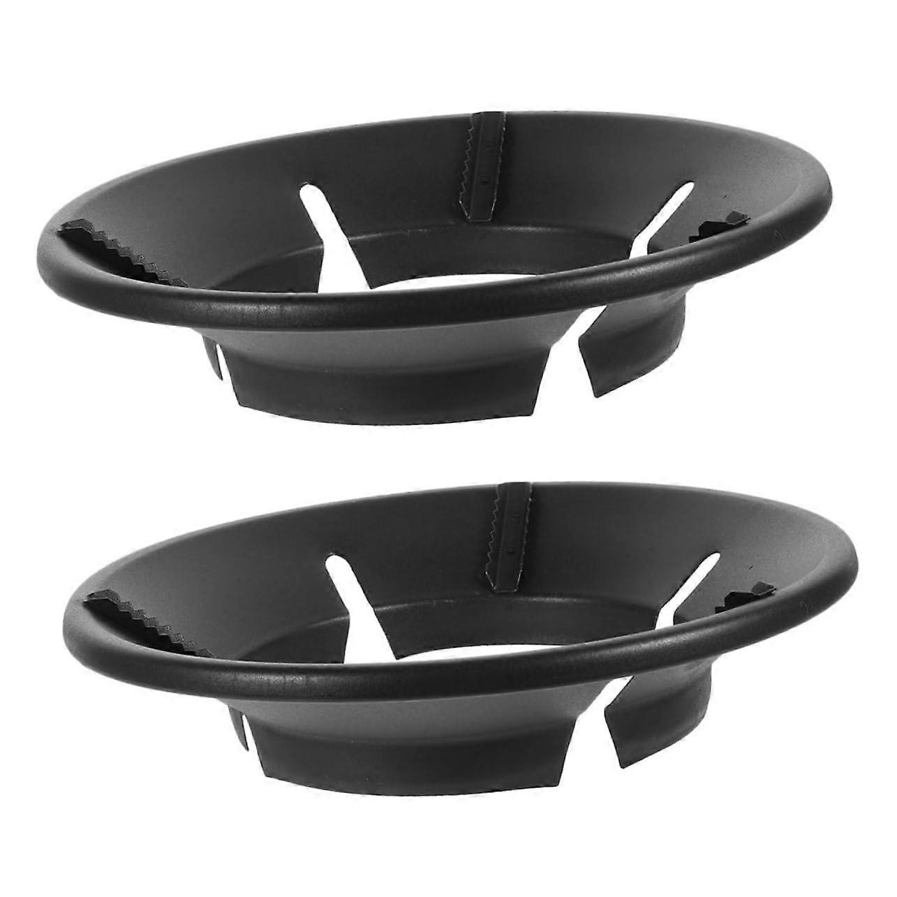 Gas Stove Wind Shield 2Piece Windproof Cover Reusable Wok Brackets Compatible With Most Gas Stoves Camping Windscreen