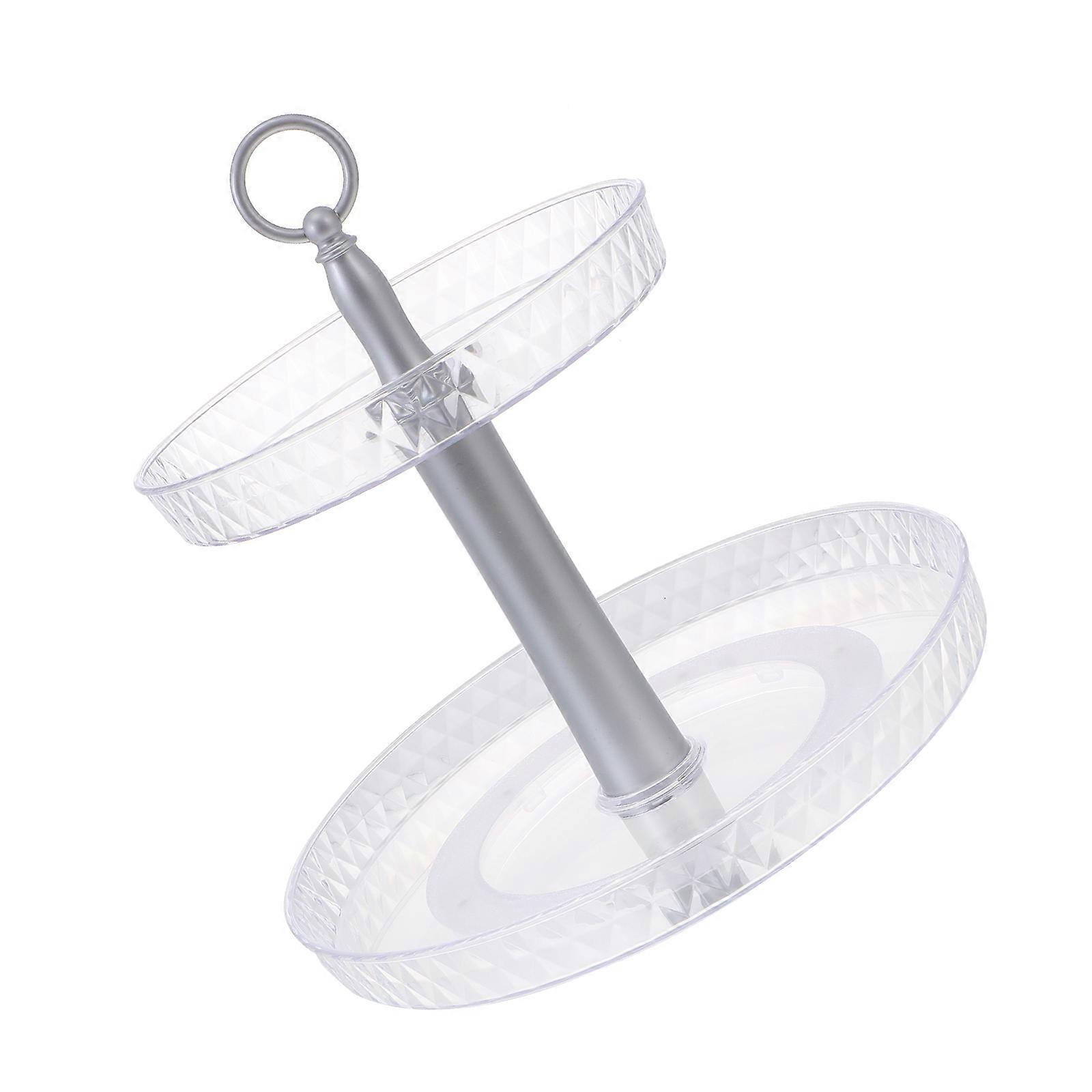 Transparent 1Pcs Round Storage Rack for Household Storage and Organization