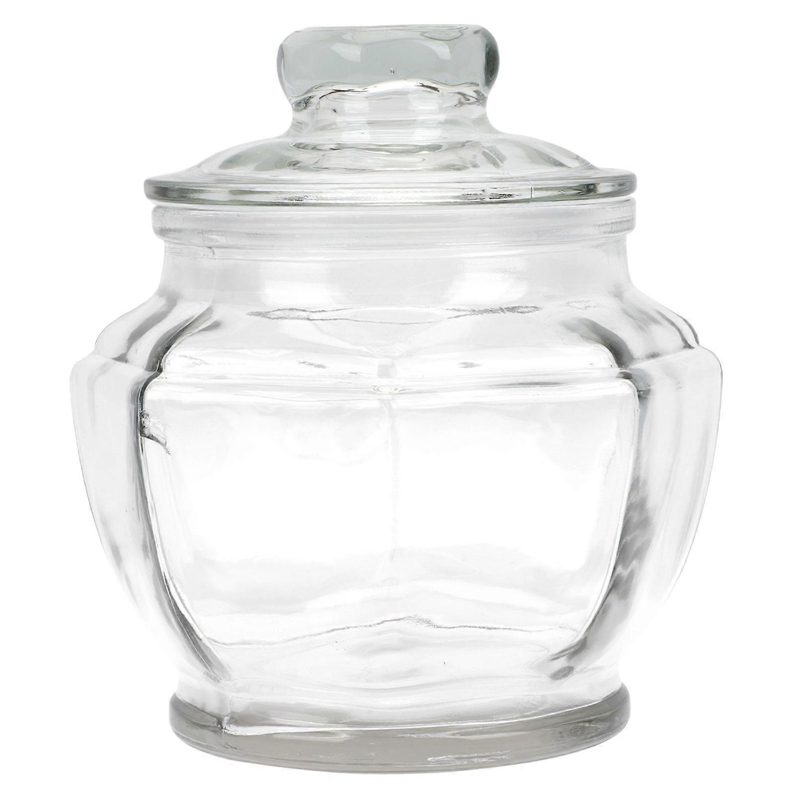 Pickle Vegetable Jar Glass Storage Container with Sealing Function 1300ml