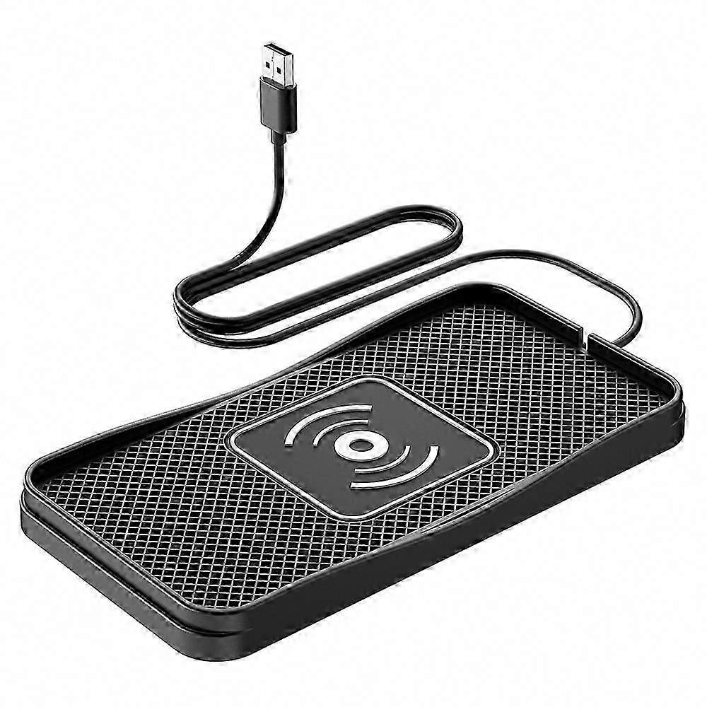 D3 20W Fast Wireless Car Charger with 1m Cable & Anti-Slip Pad for Vehicles