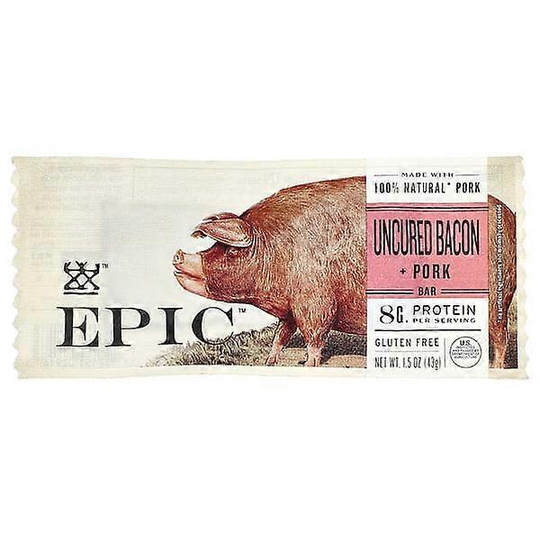 Epic Bar, Uncured Bacon + Pork Bar, 1.5 oz (43 g)