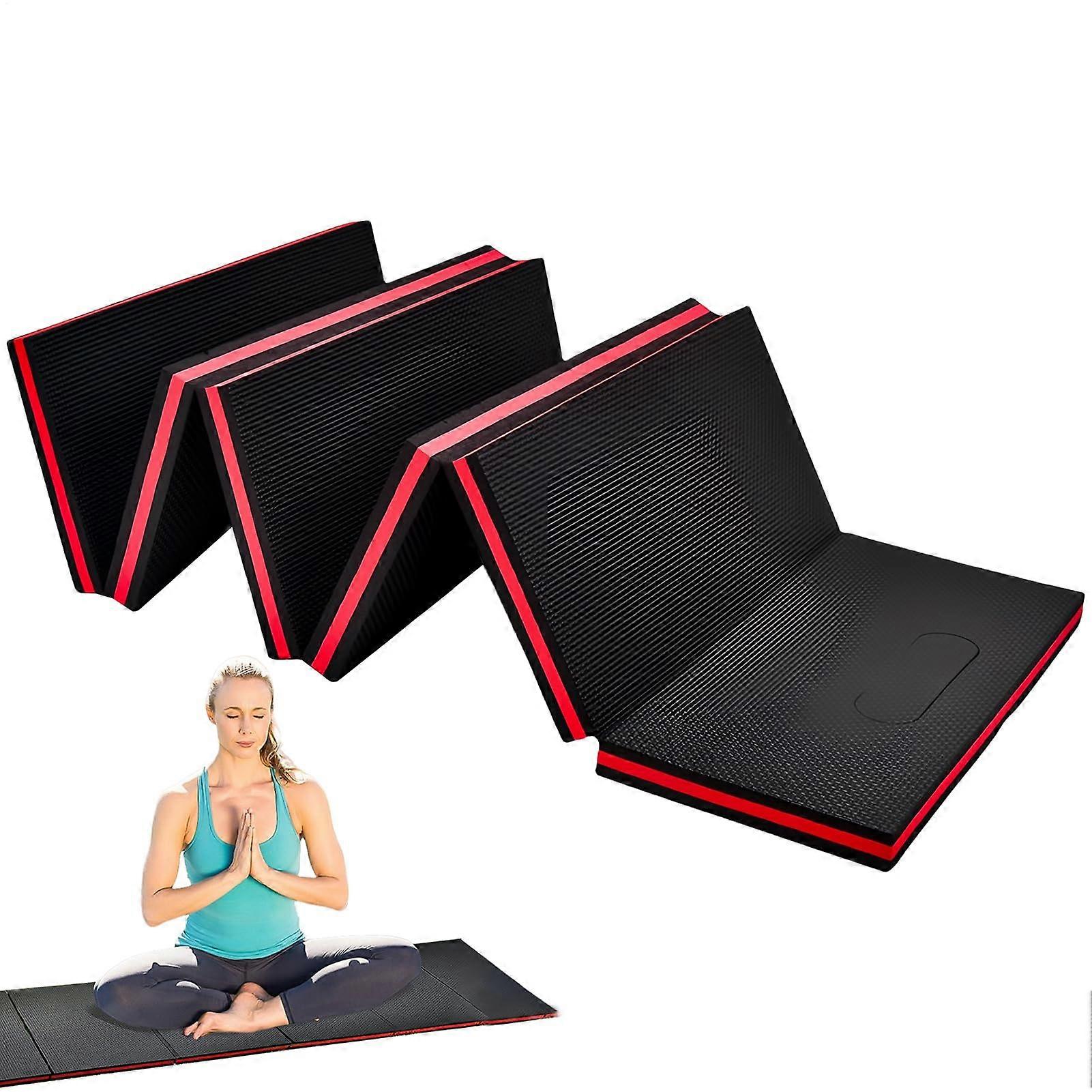 Waterproof Portable Knee Cushion Folding EVA Foam Kneeling Pad Red