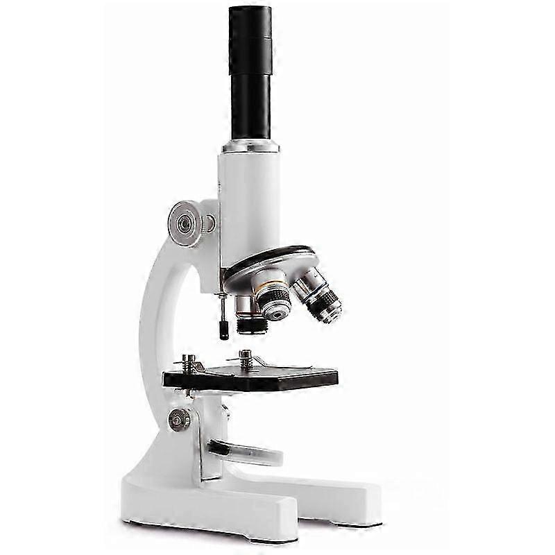 25-26 Professional Student Microscope, Perfect For Primary School Education And Science Experiments, Featuring Automatic Lens Retraction And Retrofit