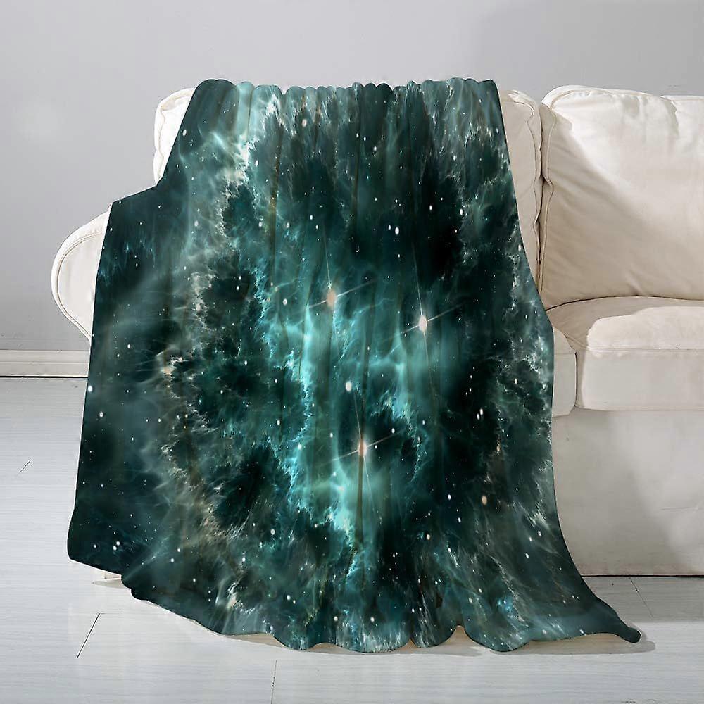 Cobertores de flanela, Nebulosa Espacial no com Crystal Star Cluster Galaxy Sistema Solar Cosmos, Mantas para Sofá Cobertor Fofo Cama Throw f Quarto, Sofá, Cama