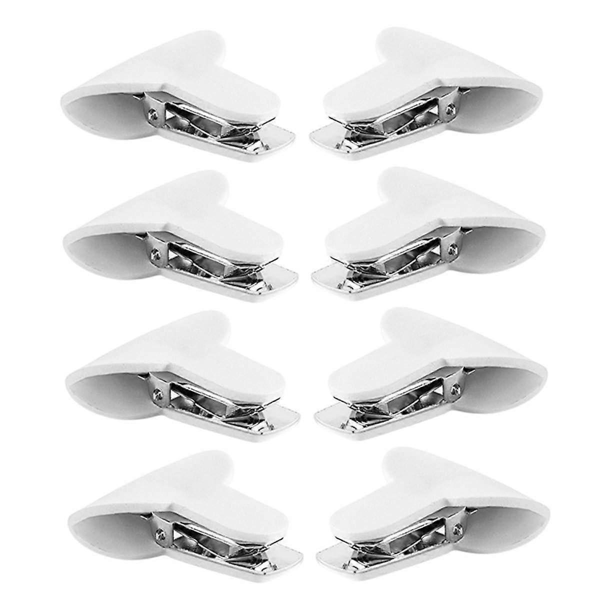 Padded Comforter Clips 8Pack, AntiSlip Bed Sheet Fixators, Foam Fasteners For Bedding, Keeps Quilts In Place