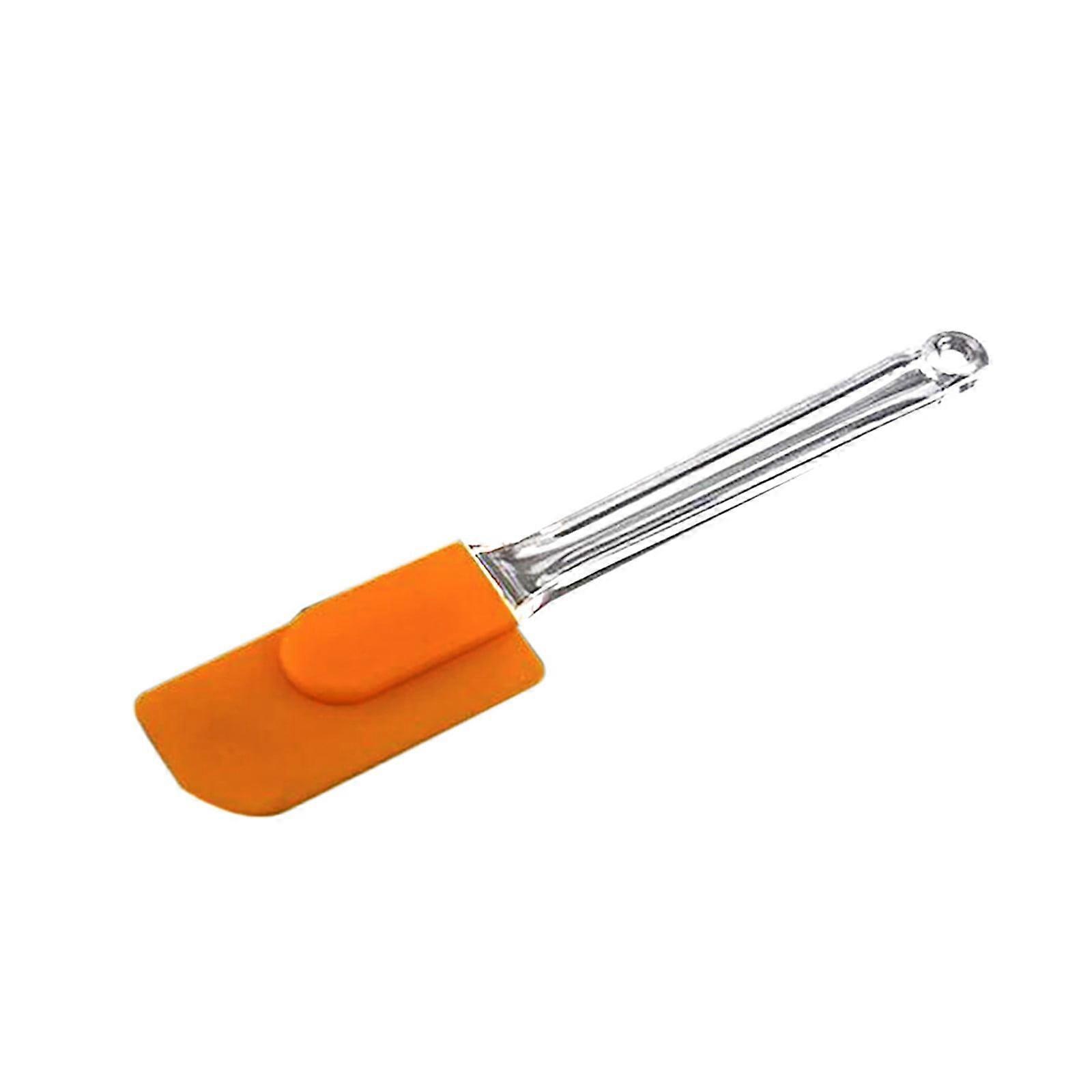 Ggdda Orange Silicone Scraper Spatula - Multi-Purpose Kitchen Tool for Baking, Cooking & Mixing - 1 Pc