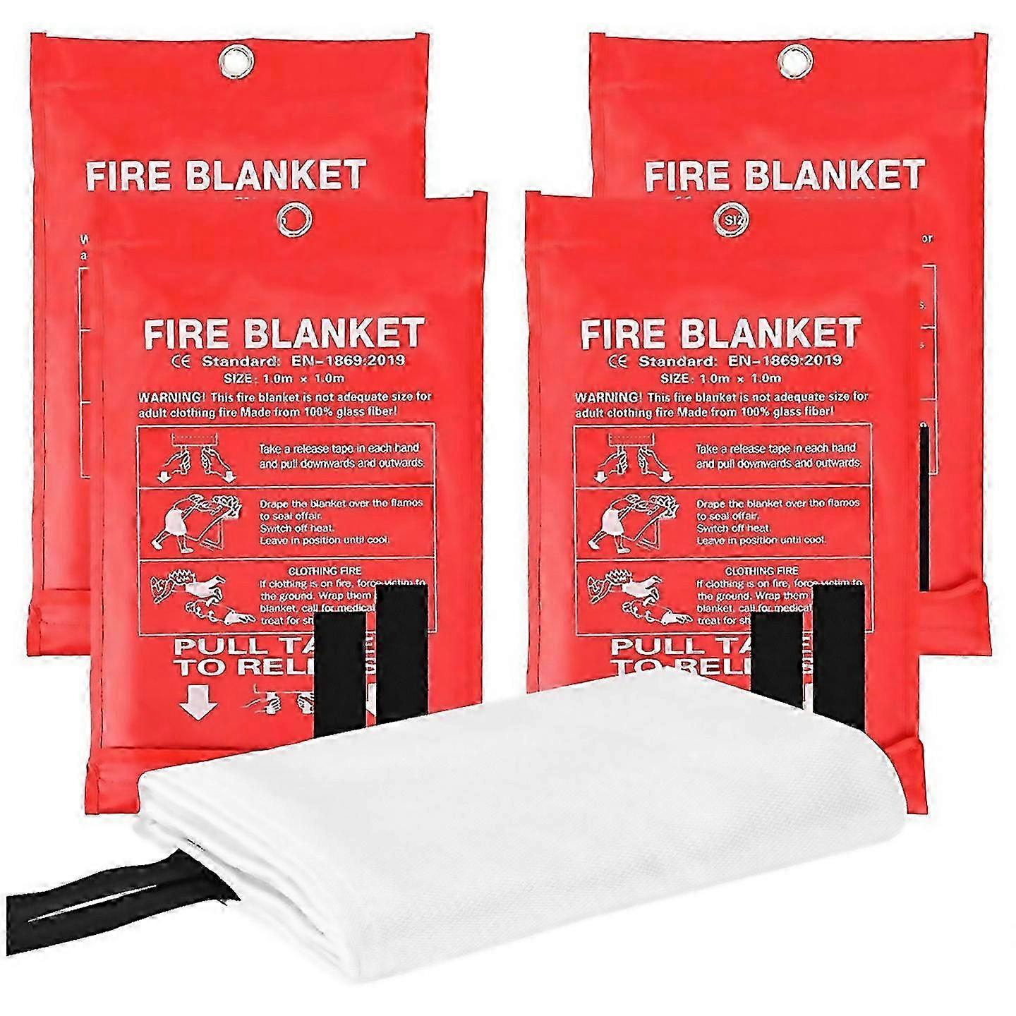 25-26 For 4pcs Fire Blanket For Home Extinguishing Blanket