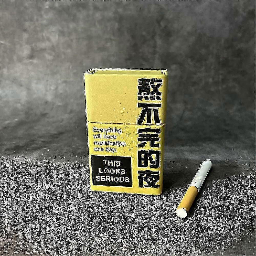 tin cigarette case pressure resistant portable