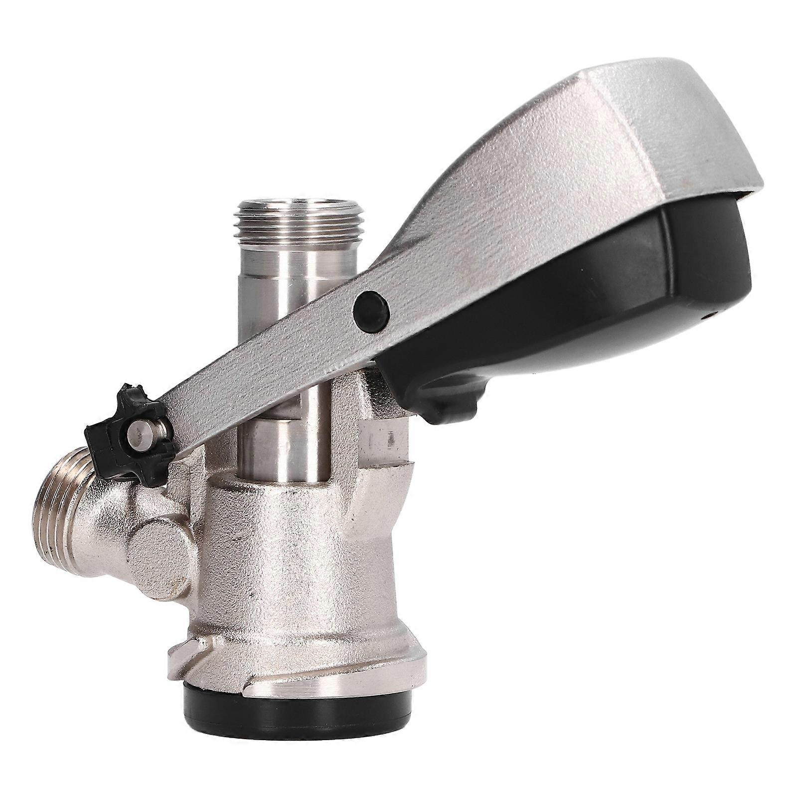 G5/8 D Type Beer Keg Coupler Stainless Steel Beer Barrel Faucet Distributor Brewing Accessory