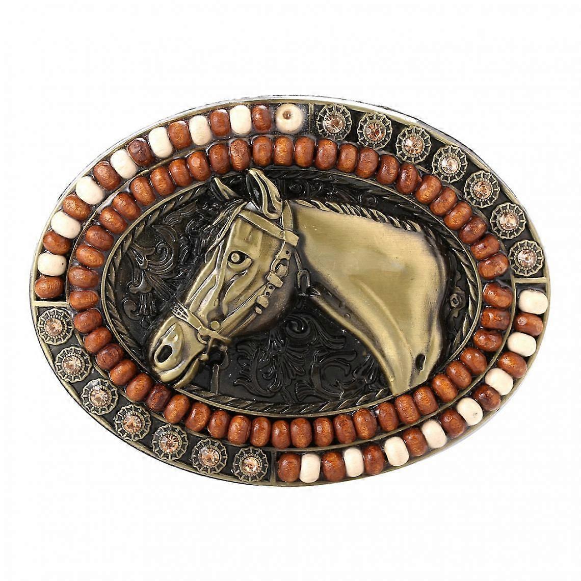 Retro Style Belt Buckle With Totem Hat