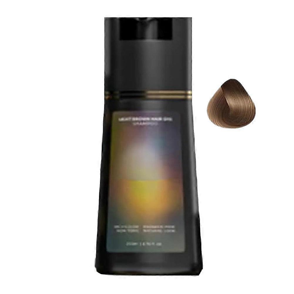 Šampon na barvu vlasů s přírodním krytím šedin, pro muže a ženy, 200 ml