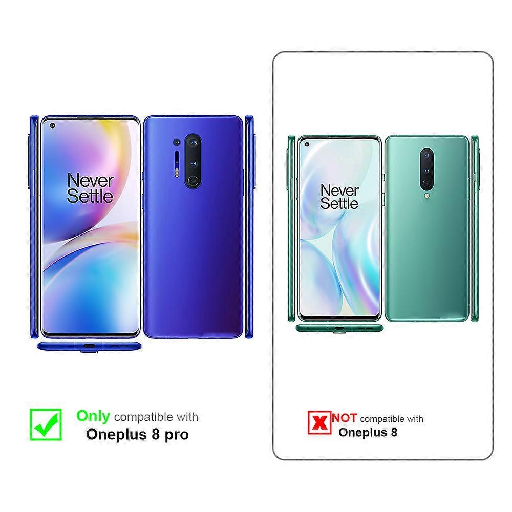 OnePlus 8 PRO Case Protective Case - in jeans look and stand function