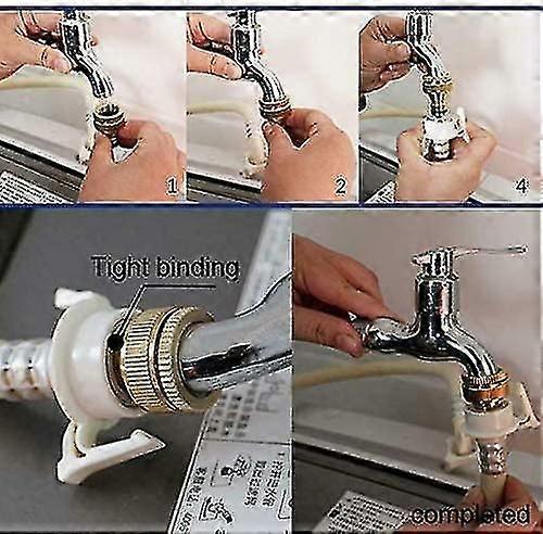 Faucet Hose Connector. 1.27 Cm. Inner Thread. Faucet Adapter For Garden Hose.