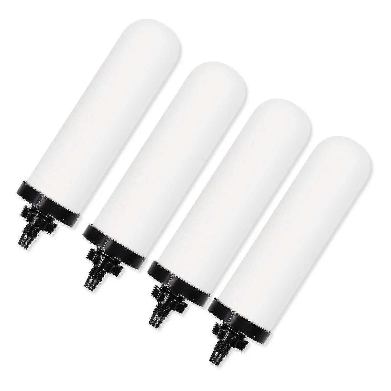 7-inch Replacement Ceramic Filter Candle with Activated Carbon for Countertop Gravity Water Filter System & Water Bucket