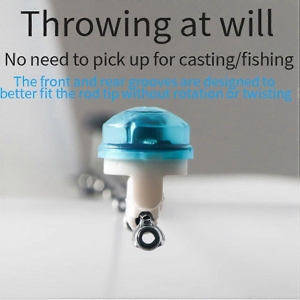Rod Tip Sensor Light ABS Material Color Changing Bite Alert For Fishing Rods Buzzer Alarm