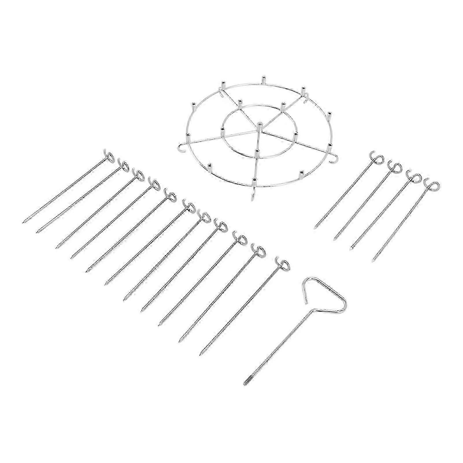 Reusable Stainless Steel Skewers For Effortless Roasting, Easy Clean Skewer Basket For Versatile Cooking Experiences, Perfect For Air Fryer And B