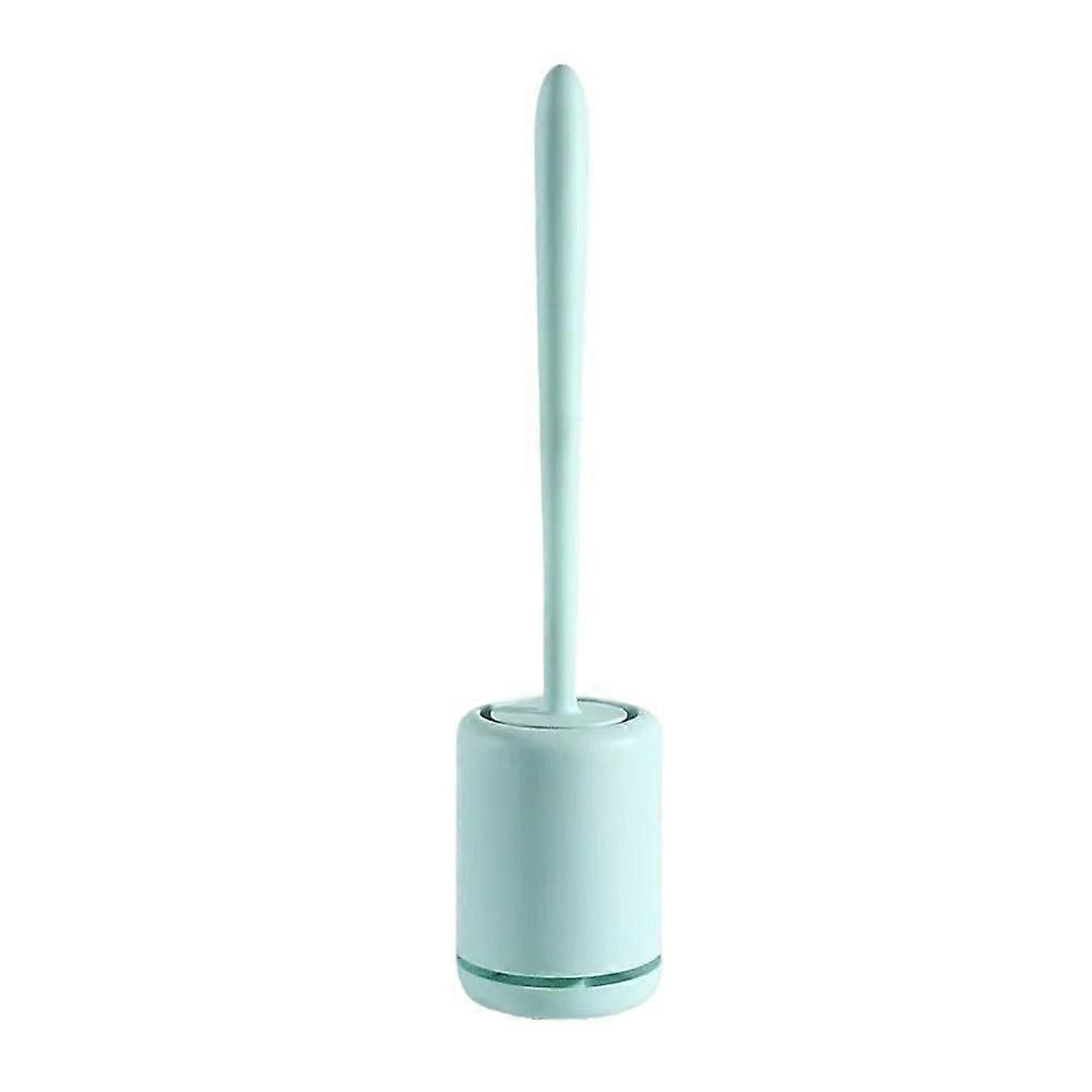 Toilet Brush Silicone with Holder, Wall Mount Quick Drying Bathroom Cleaning Tool