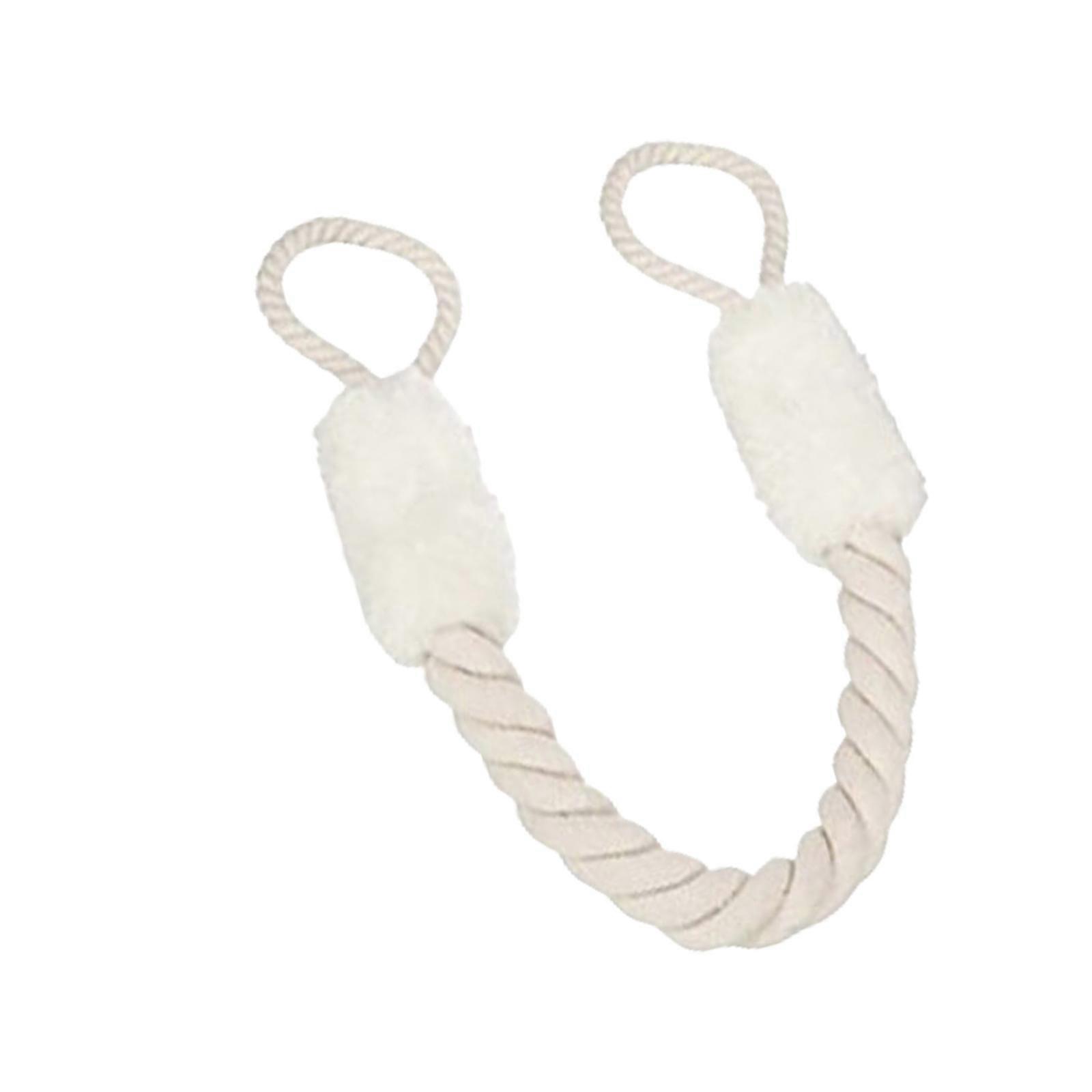 Child and Pet Safety Door Cord Soft 60cm Full Length Prevents Injuries from Closing Door Easy to Use Door Cord Wire  White